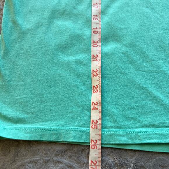 Vineyard Vines Teal Long Sleeve Soccer Tee XL - Picture 7 of 7